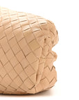 Nappa Maxi Intrecciato The Pouch Oversized Clutch Almond