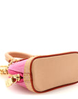 Vernis Monogram Micro Alma Bag Charm Key Holder Rose