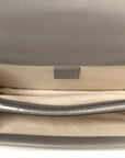 Pebbled Calfskin Small Dionysus Shoulder Bag Dusty Grey
