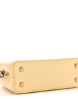 Taurillon Snakeskin Mini Capucines Banane