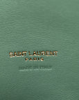Shearling Quilted Monogram Loulou Puffer Pouch Clutch Iced Mint