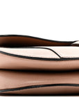 Grained Calfskin Saddle Bag Blush
