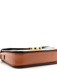 Triomphe Canvas Calfskin Medium Triomphe Bag Tan