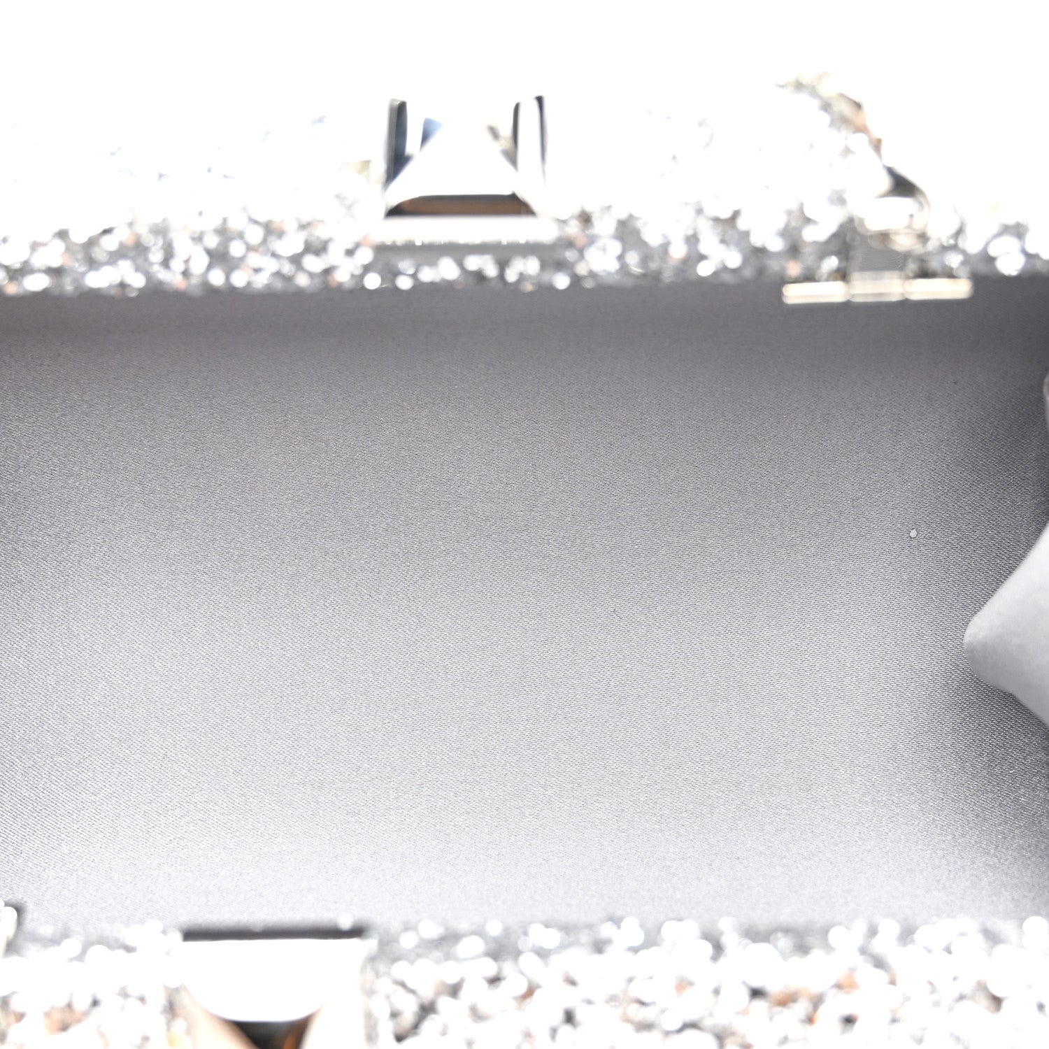 Glitter Celeste Clutch Silver