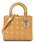 Patent Cannage Medium Lady D1OR Beige