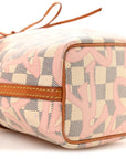 Damier Azur Tahitienne Nano Noe Rose Ballerine