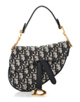 Oblique Mini Saddle Bag Blue