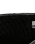 Lambskin Quilted Wallet On Chain WOC Black