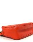 Pebbled Calfskin Small Soho Disco Bag Sun Orange
