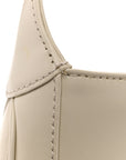 Boarded Dyana Lux Calfskin Mini Jackie 1961 Hobo Mystic White