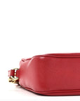 Pebbled Calfskin Small Soho Disco Bag Tabasco Red