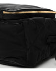 Nylon Quilted Diaper Tote Bag Black