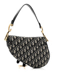 Oblique Saddle Bag Blue