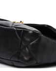 Lambskin Quilted Medium CHNL 19 Flap Black