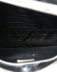 Spazzolato Concert Printed Cleo Shoulder Bag Argento