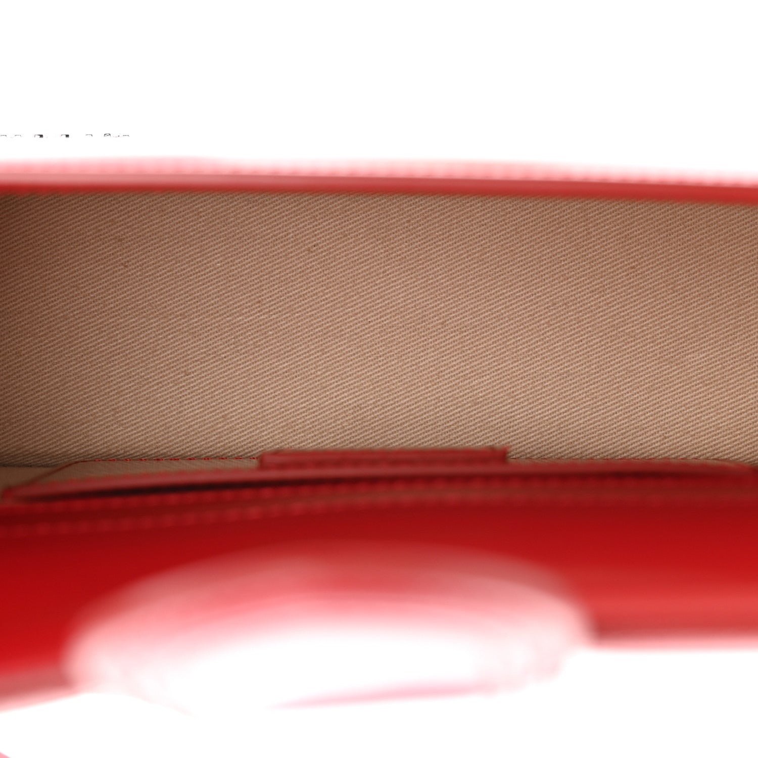 Glazed Calfskin Le Grand Bambino Red