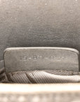 Metallic Lambskin Cannage Mini Lady D1OR Silver