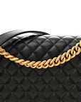 Caviar Quilted New Medium Boy Flap Black
