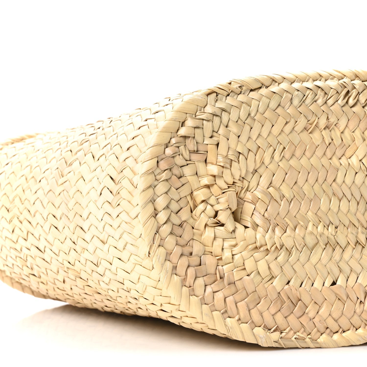 Raffia Basket Tote Bag Natural Tan