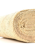 Raffia Basket Tote Bag Natural Tan
