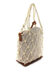 Canvas Calfskin Le Petit Filet Pralu Natural