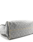 Monogram Denim Onthego MM Washed Grey