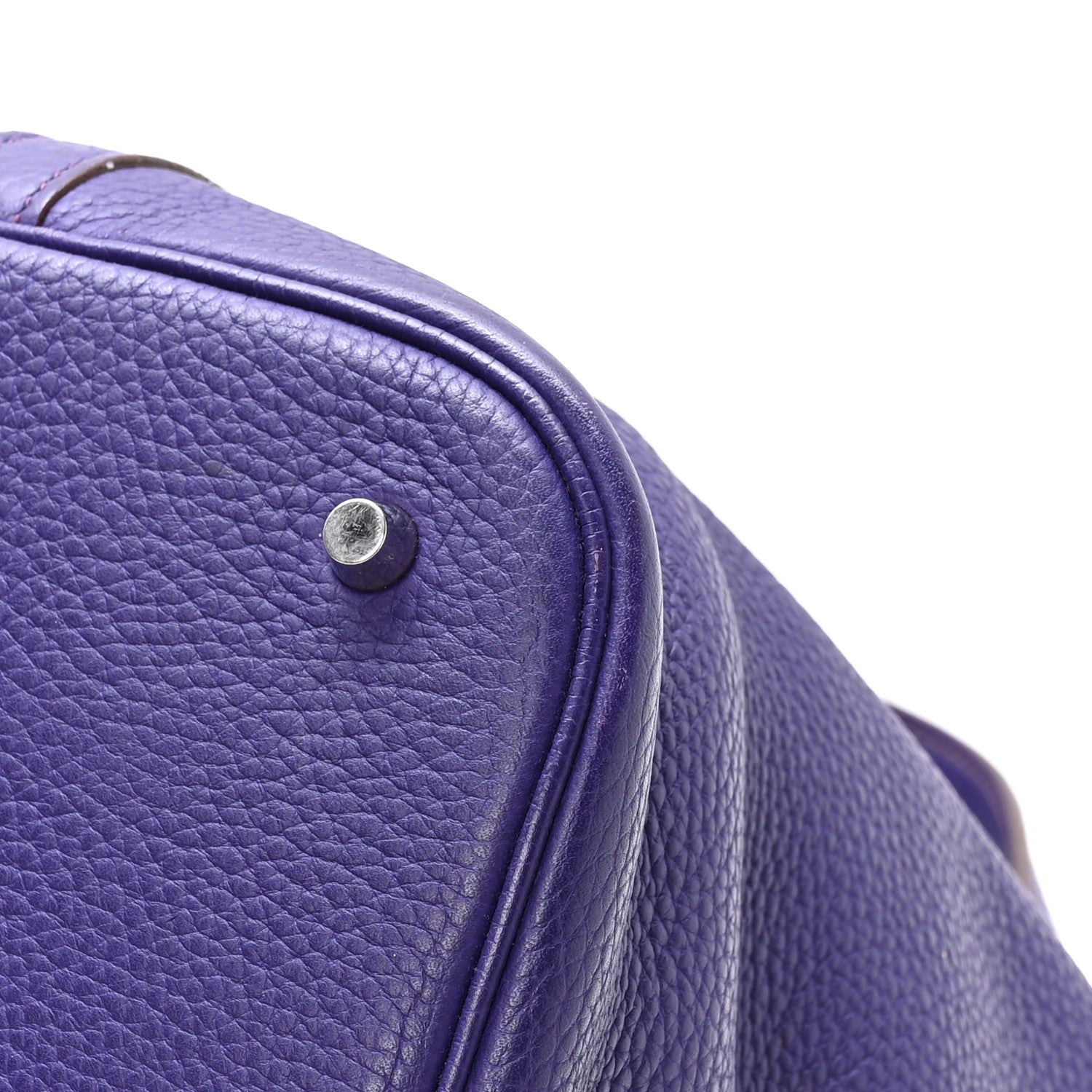 Taurillon Clemence Picotin Lock 26 GM Iris