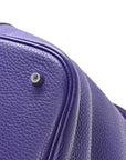 Taurillon Clemence Picotin Lock 26 GM Iris