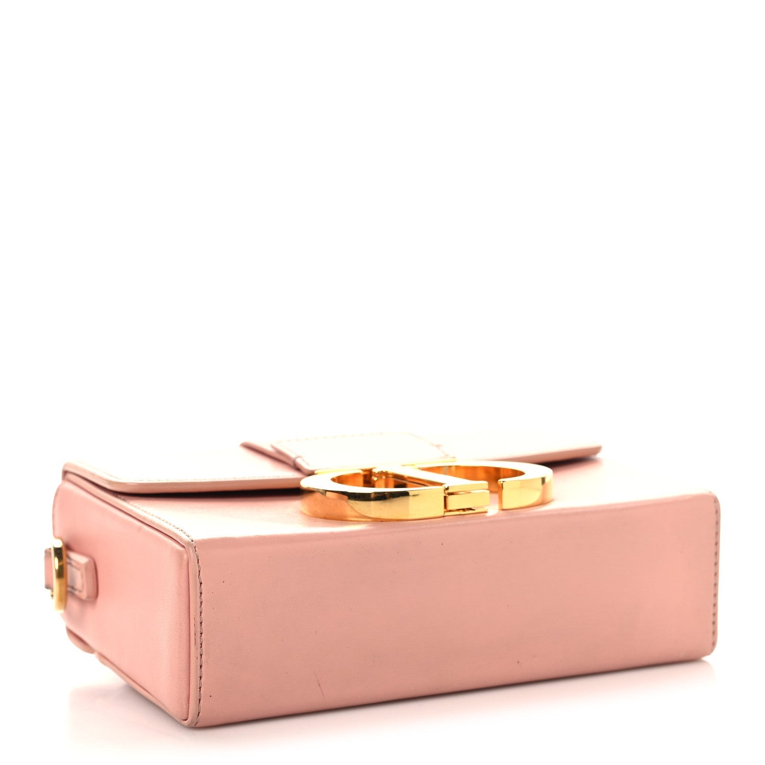 Smooth Calfskin Micro 30 Montaigne Flap Bag Pale Pink