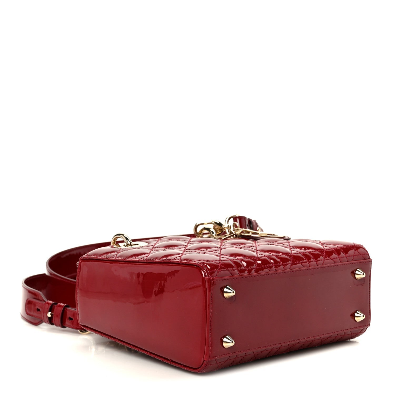 Patent Cannage Small My ABCD1OR Lady D1OR Cherry Red
