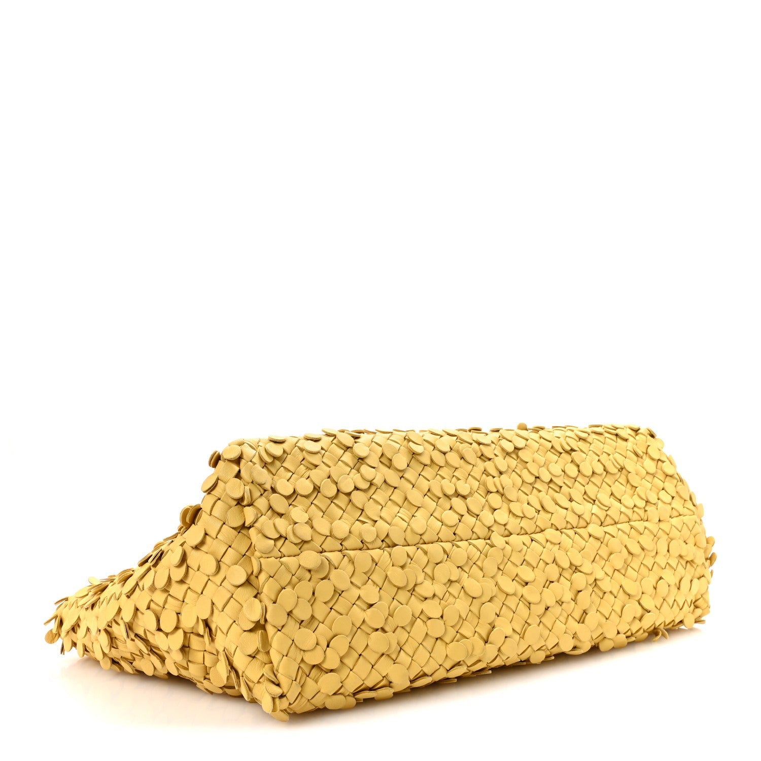 Nappa Intrecciato Medium Paillettes Cabat Poussin
