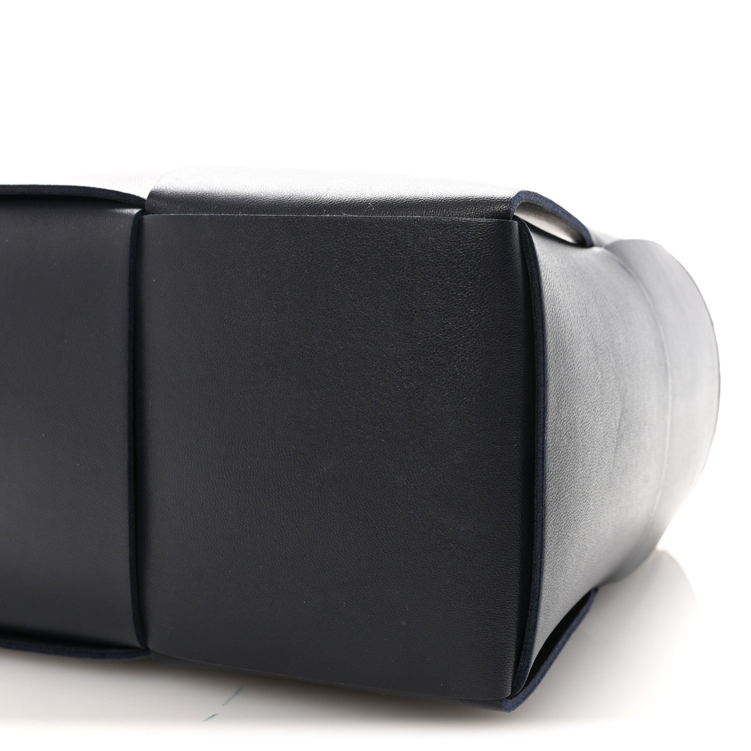 Nappa Maxi Intrecciato Small Arco Tote Navy